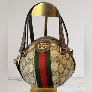 Gucci Ophidia GG Canvas Mini Sphere Bag
